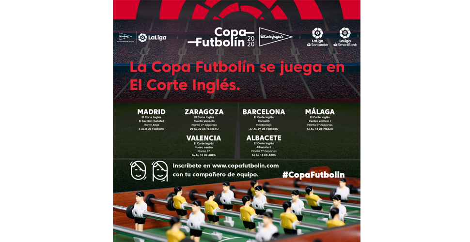 'LA COPA FUTBOLÍN EL CORTE INGLÉS EN ZARAGOZA'