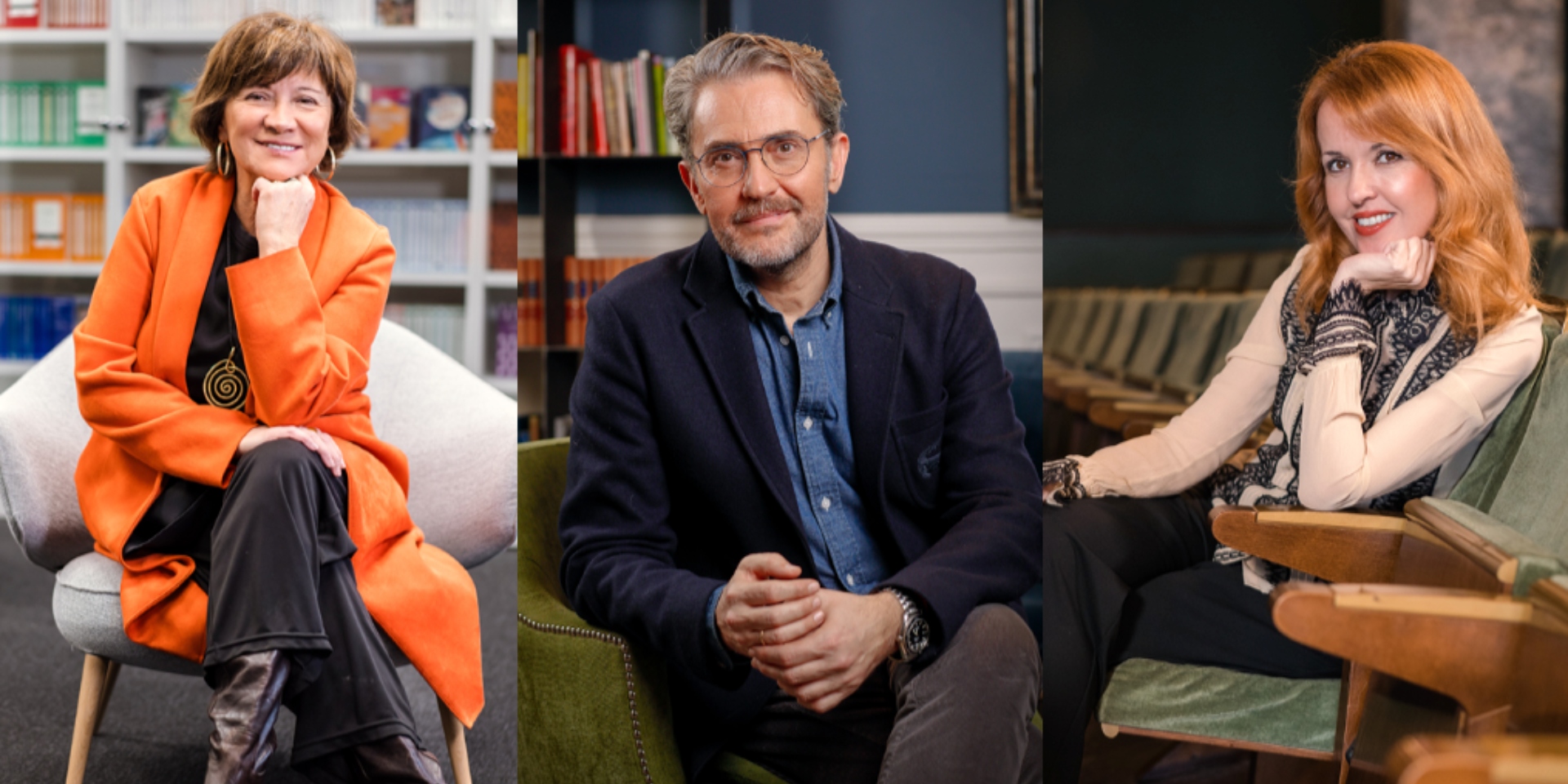 Mesa redonda con Nativel Preciado, Máximo Huerta y Vanessa Monfort, 30 años de literatura