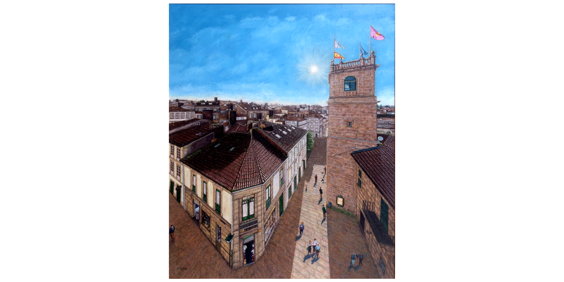 Exhibition “Santiago D. C.” by Manuel Quiñoy Zas in Santiago de Compostela