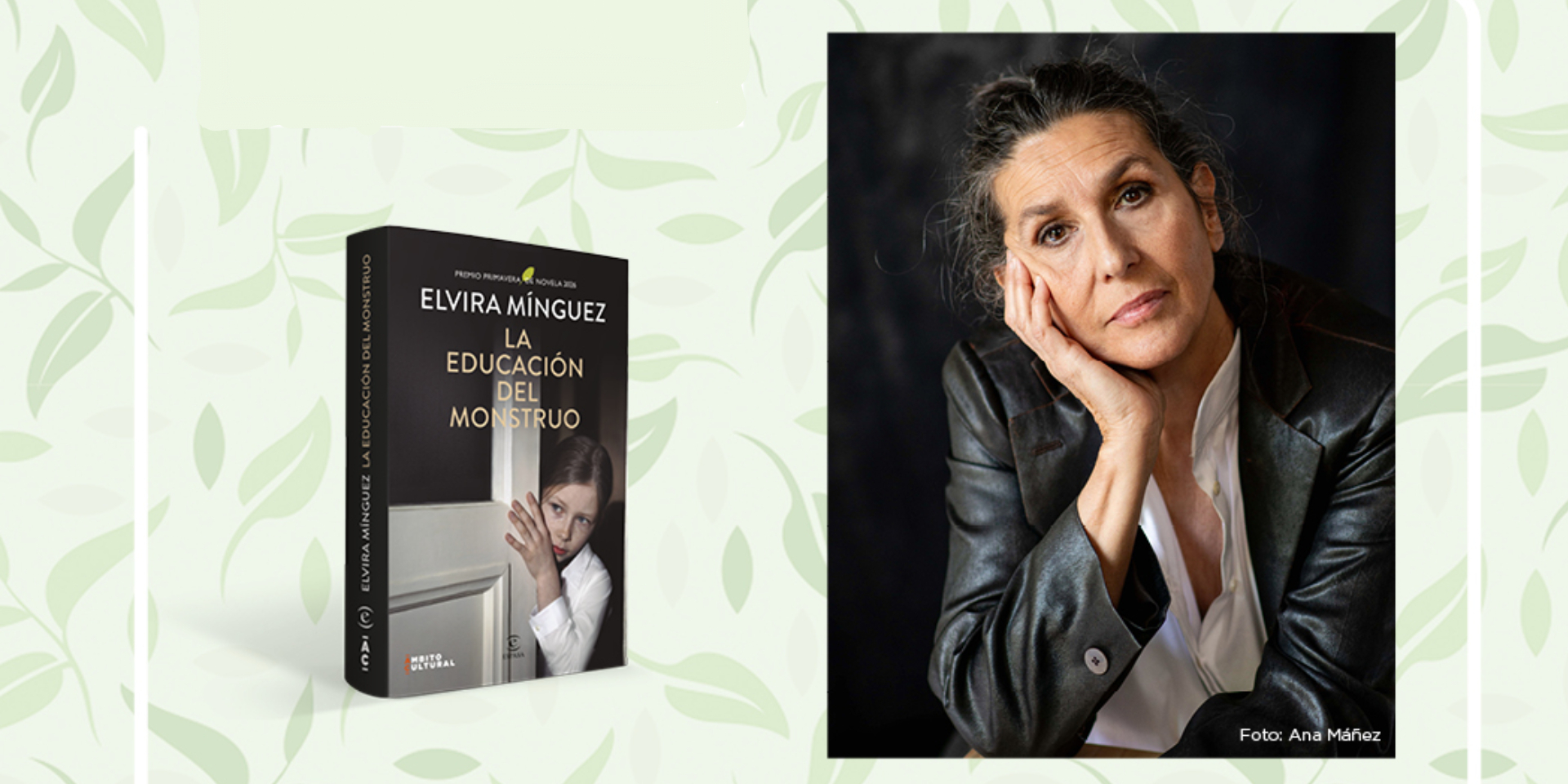 Elvira Mínguez firmará ejemplares de su libro "La educación del monstruo"