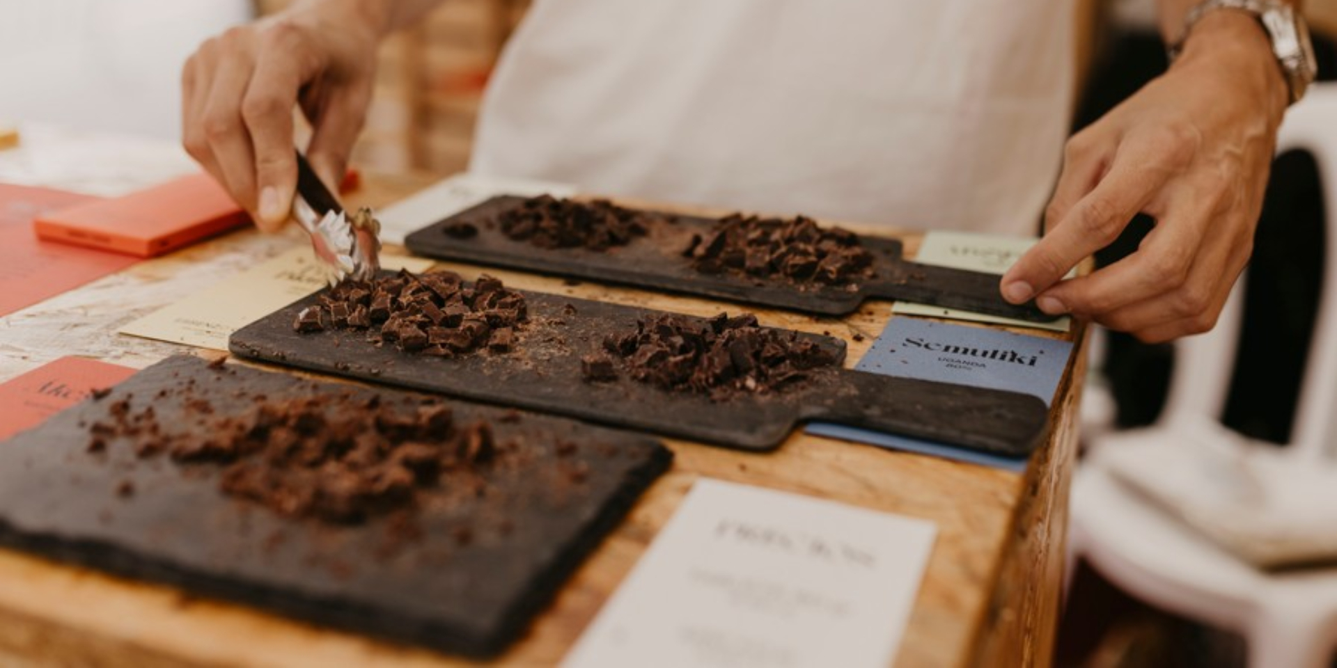 Cata de Chocolates Essenzo Cacao: do gran á tableta